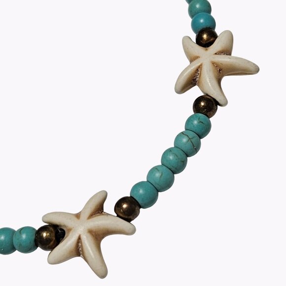 Boho Beach Starfish Bead Rope Bracelet Ocean Vacation Fashion Jewelry Women - Picture 2 of 5